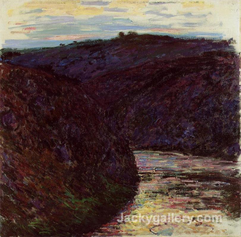 Valley of the Creuse by Claude Monet paintings reproduction